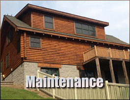  Waynesboro City, Virginia Log Home Maintenance