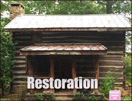 Historic Log Cabin Restoration  Waynesboro City, Virginia